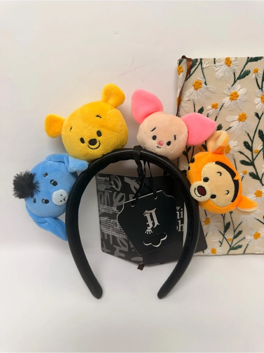 New Loungefly Disney Winnie the Pooh Plush Characters Headband